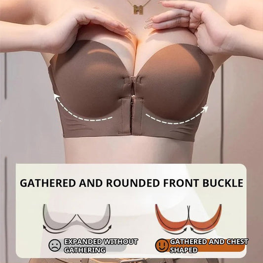 【✨Fuller, sexier, more beautiful✨】🎀Strapless bra with non-slip front closure for women🎀✨✨