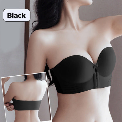 【✨Fuller, sexier, more beautiful✨】🎀Strapless bra with non-slip front closure for women🎀✨✨