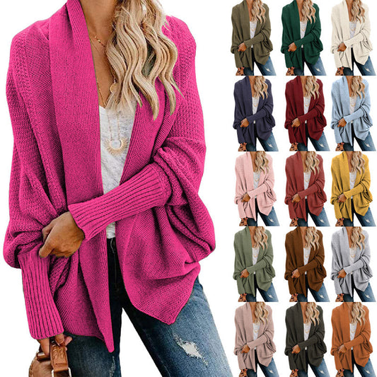 💞45% de réduction💃Cardigan en tricot à manches longues