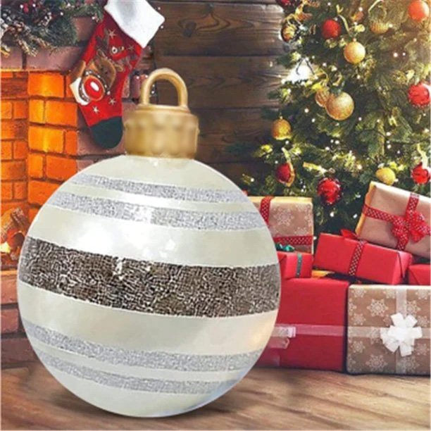 Promotion de Noël 49 % de réduction - Boule décorée gonflable de Noël en PVC-8