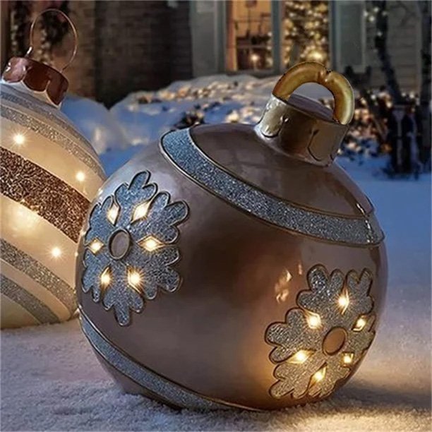 Promotion de Noël 49 % de réduction - Boule décorée gonflable de Noël en PVC-9