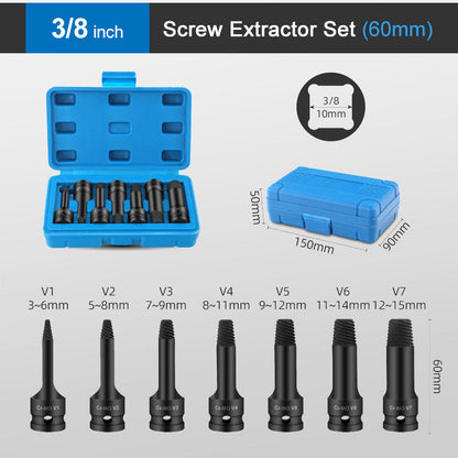 Ensemble d'extracteur à vis endommagé （50% de réduction）